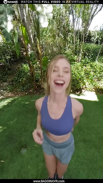 BaDoinkVR Inovative Anya Olsen Has Invented A Way Of Doing Squats And Enjoy Huge Pleasure Part 1