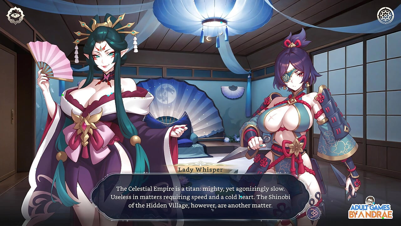 Harem Fantasy - Kinky Ninja Scroll Gameplay Part 1 - Entering the Village of Kagura