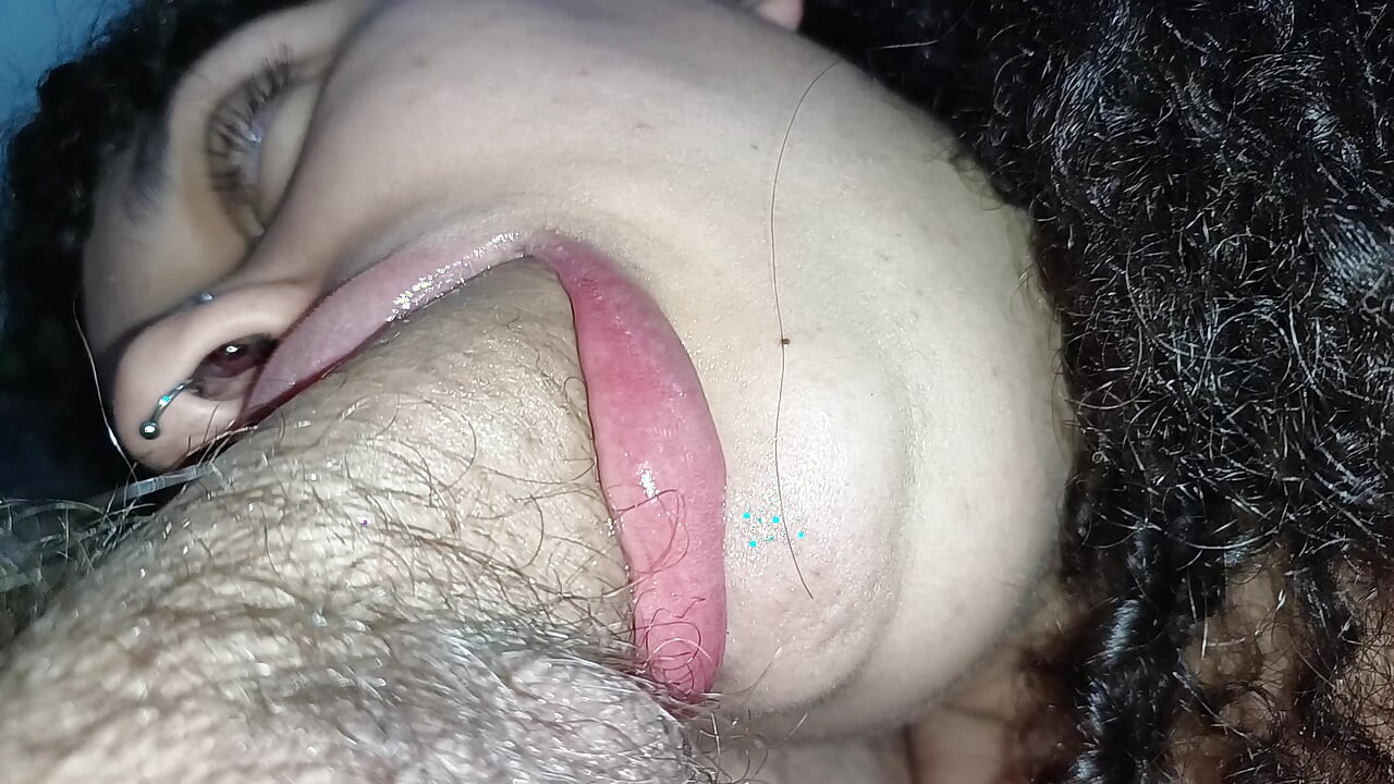 making her happy with a delicious creampie on her beautiful and big thirsty lips