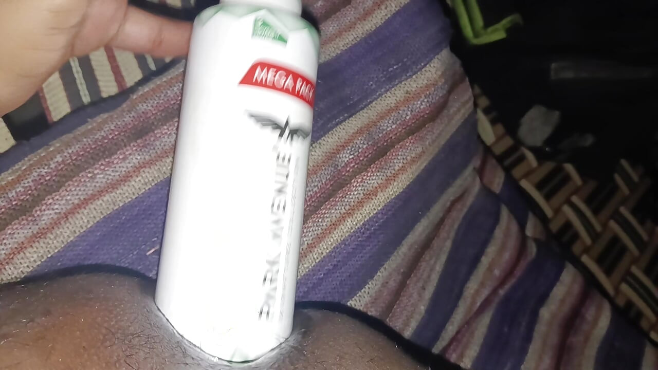 I fucked my ass with a very thick bottle.