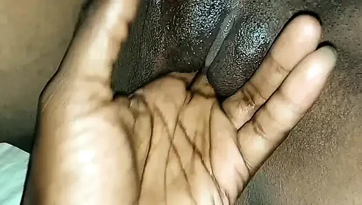 She prefers fingers in her vagina.