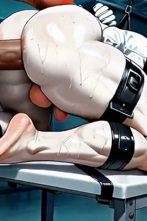 Superhero Dark Passive Had His Ass Ripped Open Until It Swelled up by a Big Dick