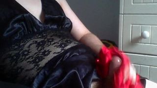 Multi Satin Wank and Cum.