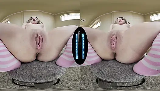 LETHAL HARDCORE VR - Slutty Babysitter Puts PUSSY In Your FACE For Rate Increase