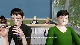 Ebony Teen Blows Fat White Loser-bound by Lust #5- Gameplay