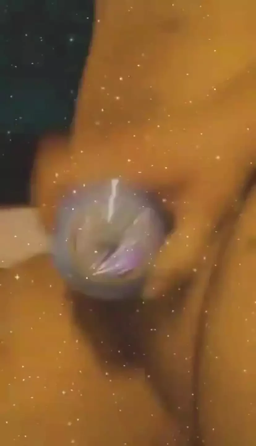 Blue Dildo In Pussy