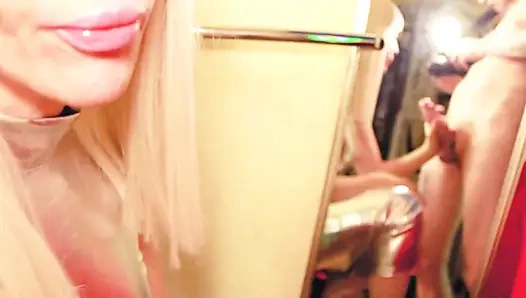 Siver Dress Blonde Milf Suck Big Dick Pov Eva Latex Big Ass Milf Heels Fetish Kink