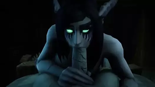 World of Warcraft Undead Bones An Night Elf