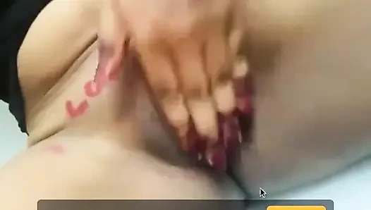 Bir hayran için sert amcık tokatlıyor