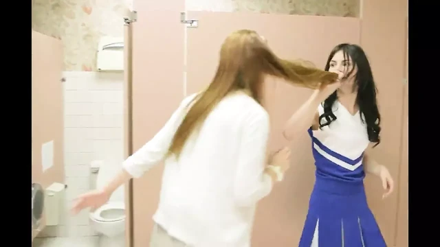 They party in the bathroom