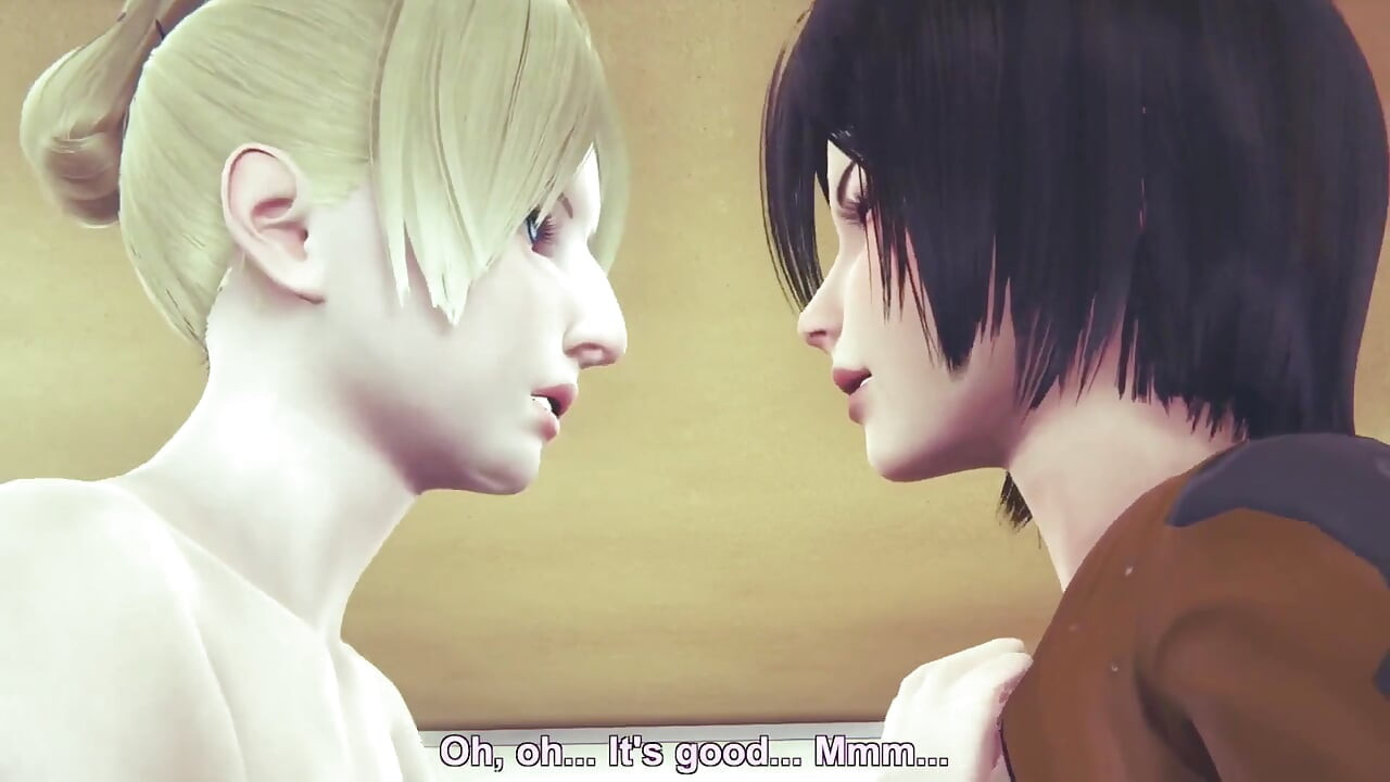 Futa Mikasa Sex with Historia - Aot Hentai
