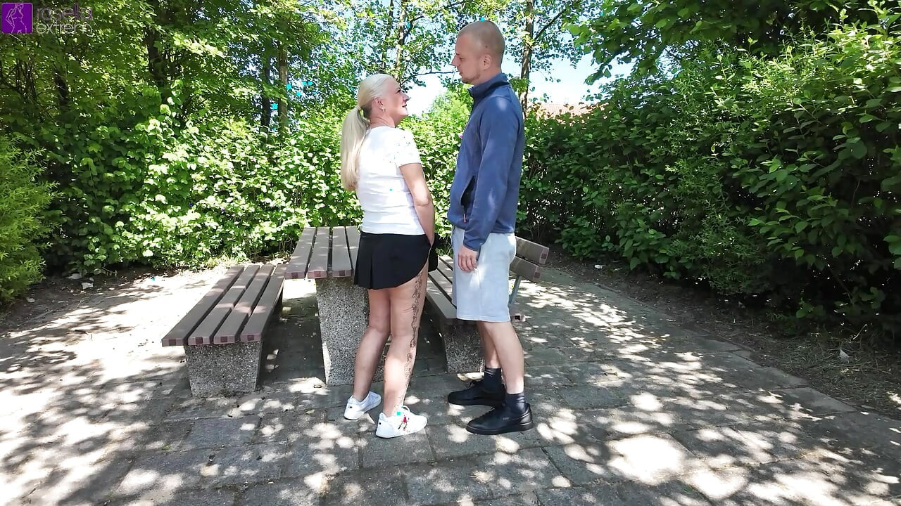 Public AO stranger fuck with creampie and muzzle at a rest area! Full Movie