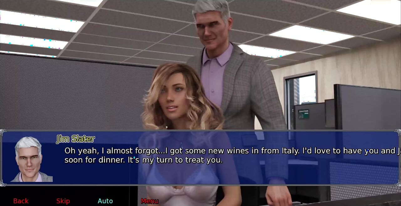 The office wife #27 - Stacy went to the doctor ... Stacy had a 3 sum ... Zack and Stacy had a moment