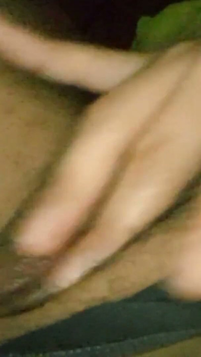 I walk into my stepbrother's room and his cock is hard. I touch my juicy pussy while I masturbate him. | Clip 2