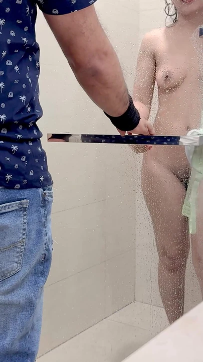 Must-see moment from "Step Mom Hot Sex After Bath Under the Shower Sex Video with Hindi Audio"