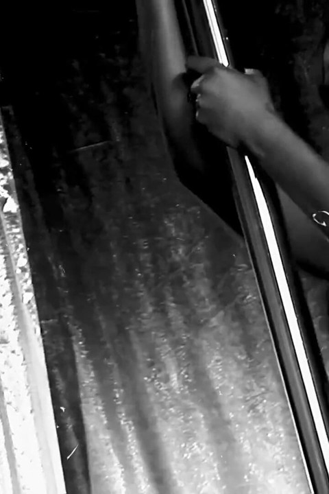 Ebony Stripper Sekeena in Red Lingerie Fucks Her Client