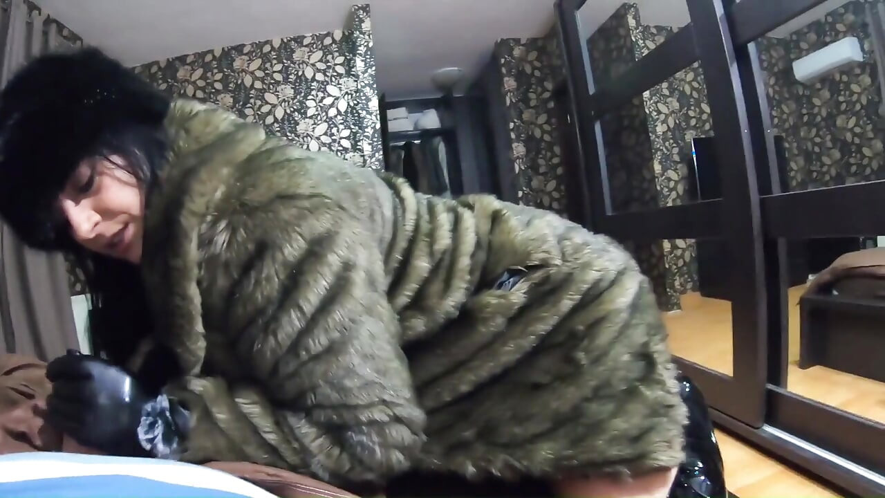 Milfycalla Blowjob in Fur Coats Cum All Over My Expensive Furs