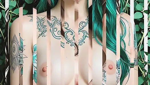 Lustrender: Mixed Heritage thorn Vine celestial tattoo nackt - Ai-video