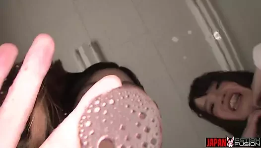 POV! After College, Double Virtual Lesbian Kiss with Tsubasa Ichimiya and Ako Maeda