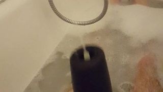 Tremblr in bathtub