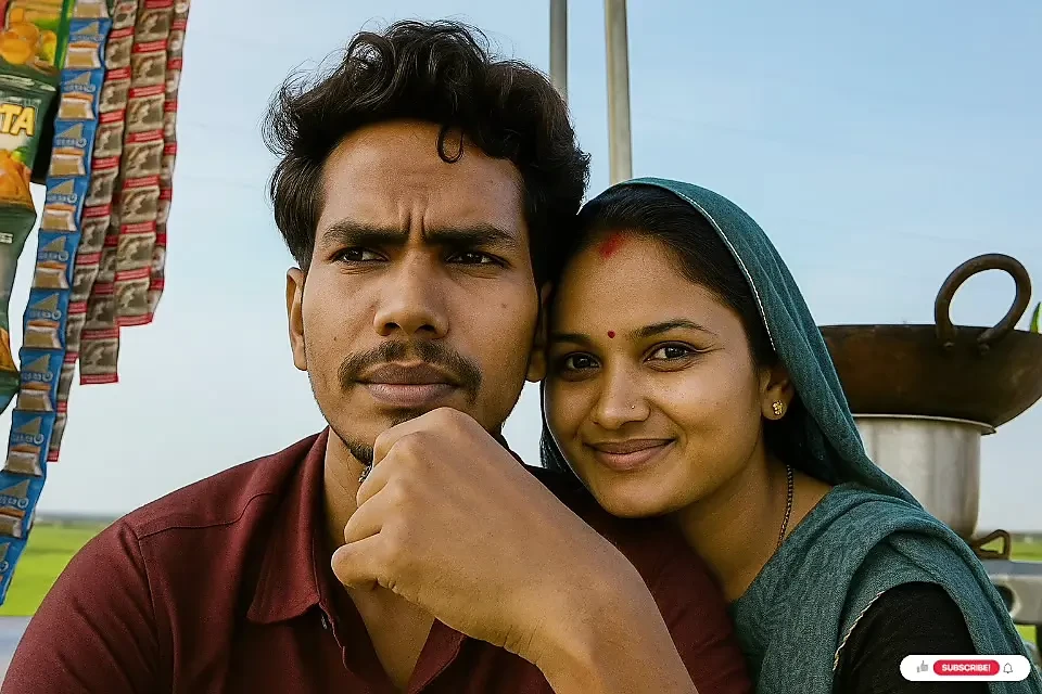Indiska Bangali Bhabhi nya par glada injoy utomhus motorväg Dhaba romantik av -Snapchat143