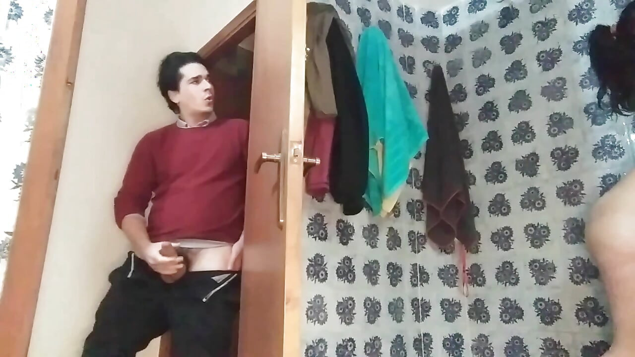 My stepsis in the shower want sex with me in the bathroom