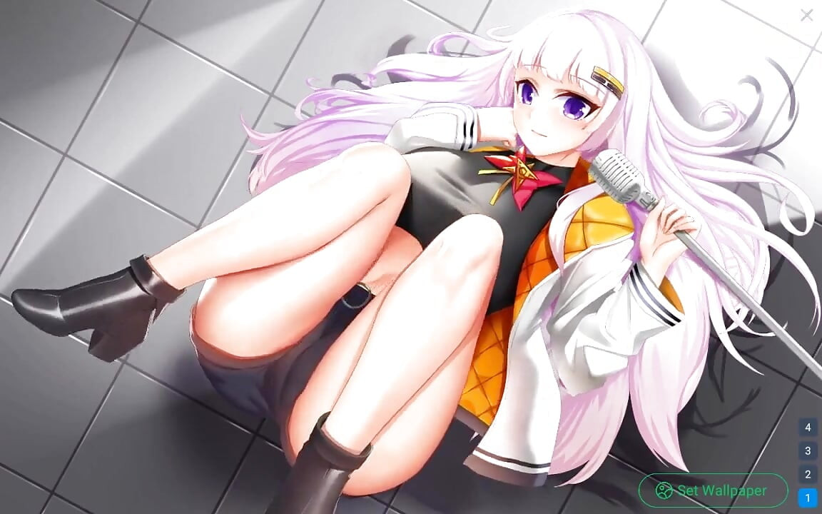 Waifu secara langsung kertas dinding - bahagian 5 - penyanyi awek seksi oleh Loveskysan