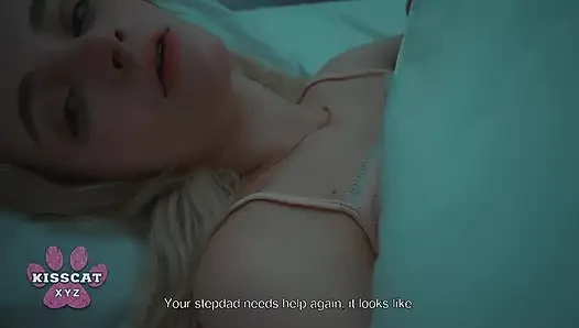 Hotwife Catches Hubby Cumming Inside Amber Kawaii and Fucks Hard in Shared Bed