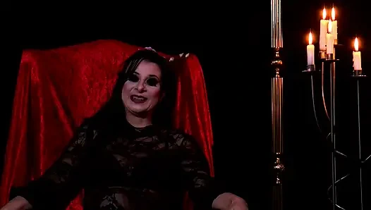 Bound Goth Babe in Lingerie Gets Intense Cock Ride