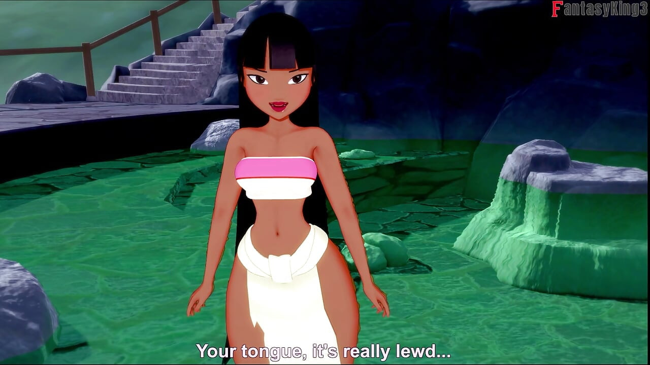 Chel hot deepthroat in the hot springs - El Dorado