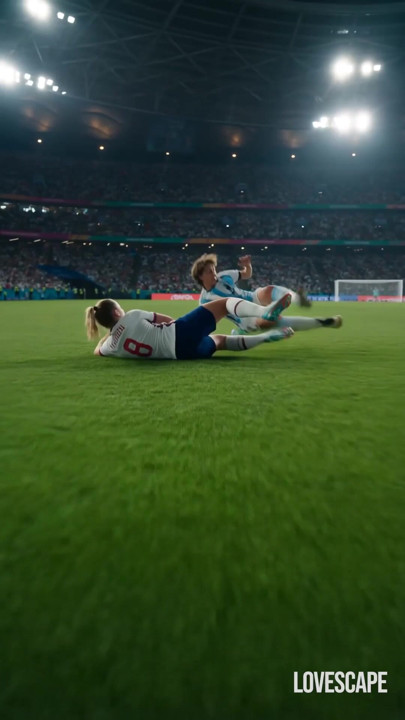 Blondes england gegen Blonde argentinien lesbischen Zusammenstoß (AI)