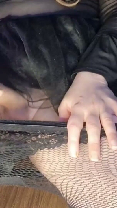 Gothic trans woman jerks off and pisses at the same time | Clip 3