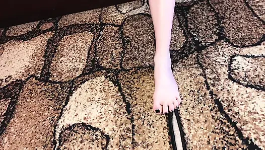 Fetish kaki sneakers kaus kaki dan kaki telanjang / sfw
