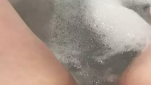 BBW masturbating in bath