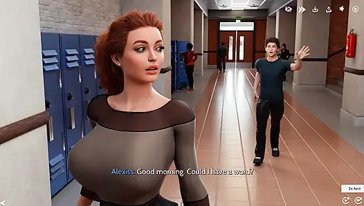 Fresh women 2 - lehrerin ruft hengst in ihr büro für ein verpasstes finale und macht es dann zu einem privaten sextest