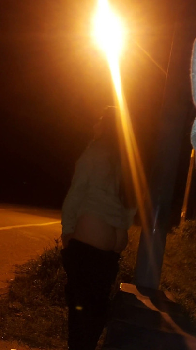 I showed my ass to a stranger at the bus stop! see his reaction! | Clip 1