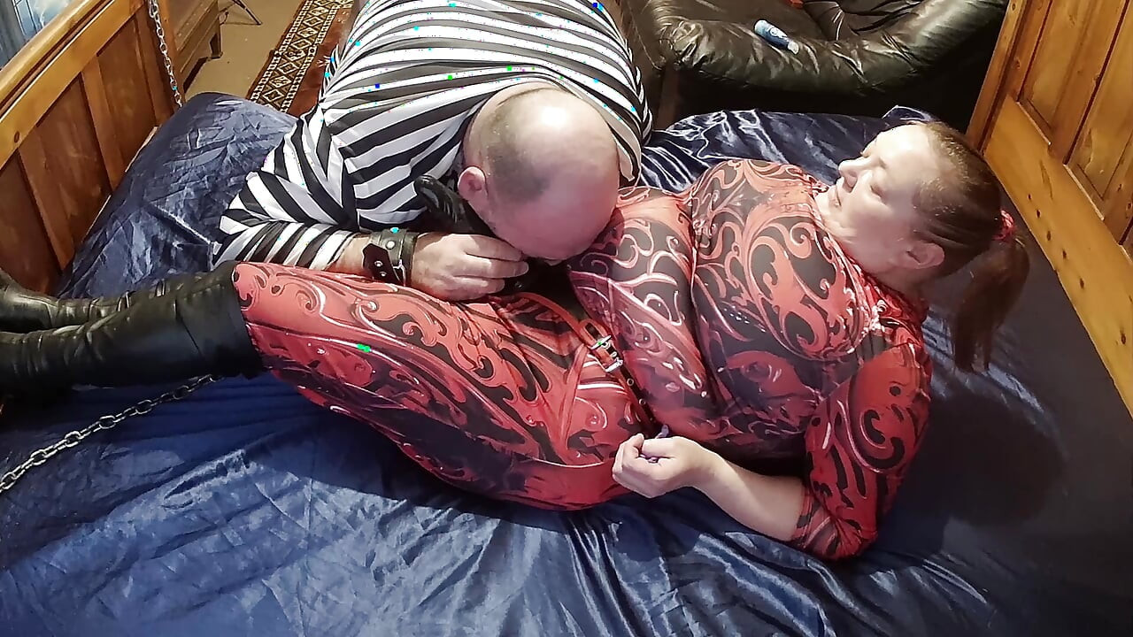 Part 3:- Domina Satana, Mistress Carrie does a Double Domme session