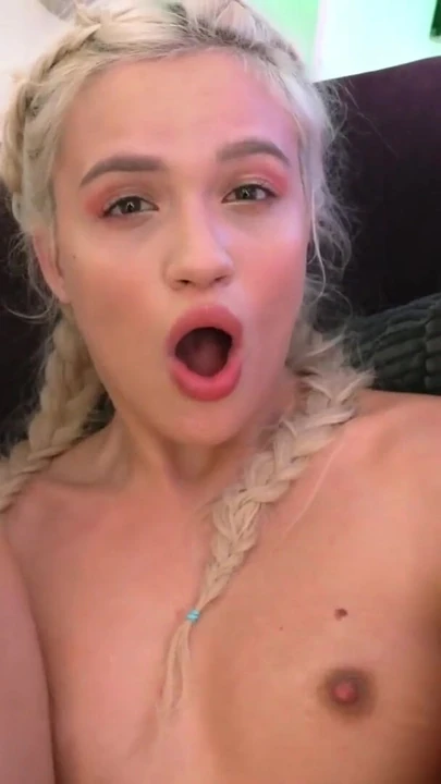 Emotional moment from "HUNT4K. Slutty lesbian couple's fun was interrupted by their landlord's cock"