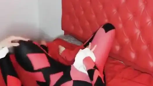 Shyyfxx Harley Quinn merayakan ulang tahunnya dan mengirim joker untuk tetangganya bermain peran joi