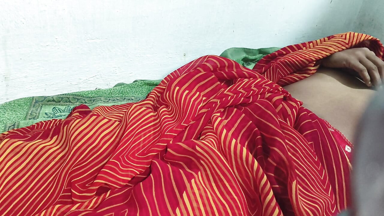 Indisk kvinna med en saree