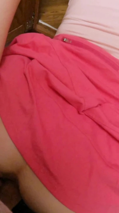 Emotional moment from "Stepmom gets stuck under the kitchen sink and is fucked by stepson"