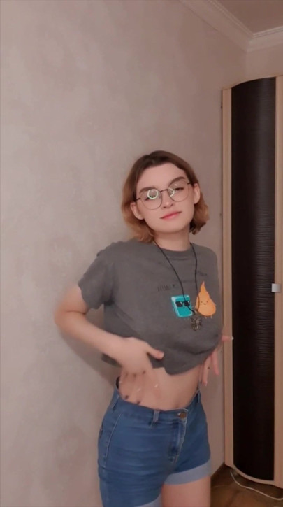 Cutie Left Home Alone. Will you rate her Dance?