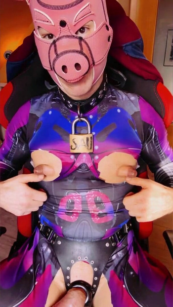 Unforgettable moment from "Nipple Pump  PIG Slut Whore"