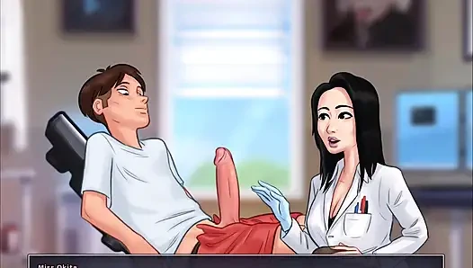 Kisah musim panas - adegan seks nona okita