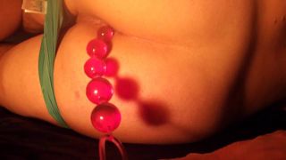 Playing with pink beads part 1