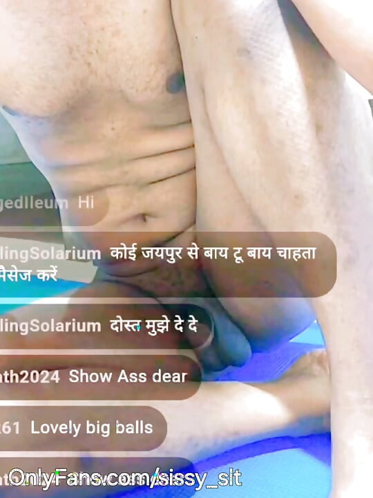 Impotent limp little clitty sissy webcam part 2
