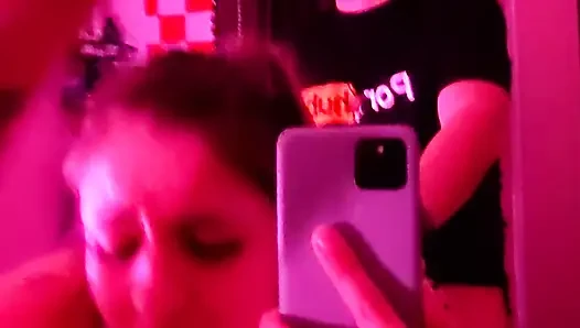Fucking My Milf Friend In Front of The Mirror