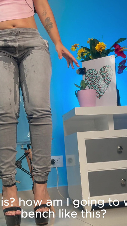 Aku putus asa di bank wet jeans