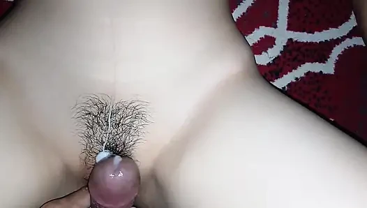 Close-up sex with a friend's wife, tight and soft warm with lots of mucus