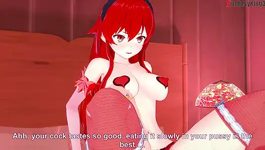 Eris Boreas first BBC while wife watching - Mushoku Tensei 5